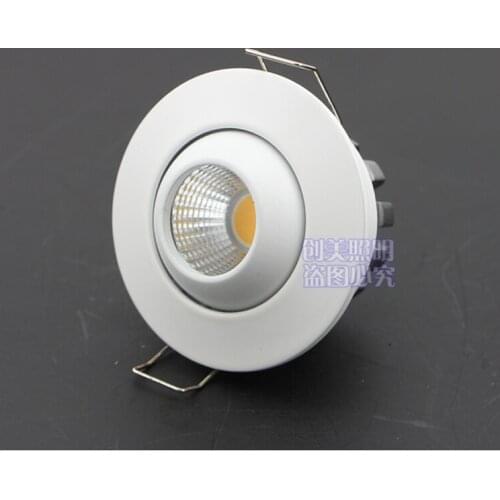 10pcs Led Panel Dimmable Recessed led downlight cob 6W 10W Round/Square dimming LED Spot light led ceiling lamp cob AC110V 220V