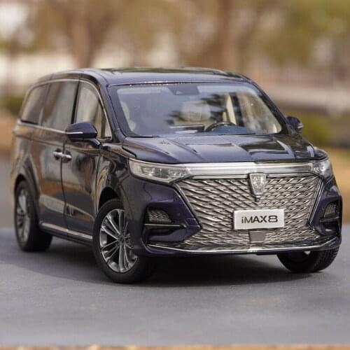 High Quality Original Factory 1:16 Saic Imax8 Roewe Mpv Purple Diecast Toy Car Vehicle Model for Gift, Collection