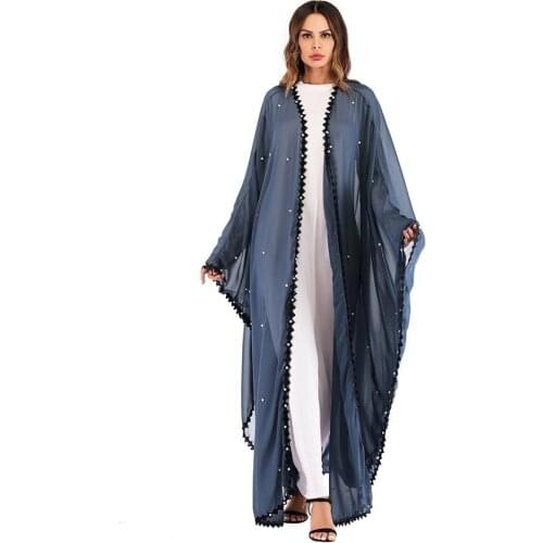 2019 Mesh Kaftan Abaya Dubai Turkish Islamic Muslim Hijab Dress Abayas For Women caftan Elbise Jilbab Robe Ramadan Clothing