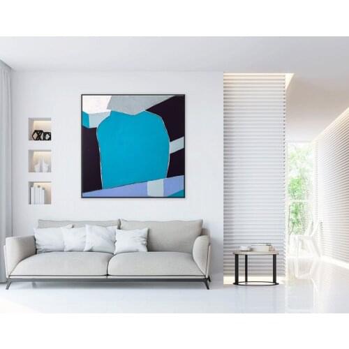 Abstract Painting Large Wall Art Acrylic Canvas Painting Minimal Expressionism Home Decor Modern Painting Wall Painting Geometry