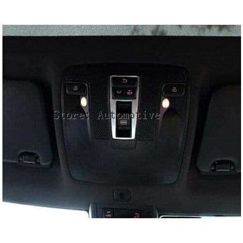 Aluminum Alloy Interior Reading Light Cover Trim Stickers For Mercedes Benz CLA GLA A B Class W117 C117 W176 A180 Car-styling