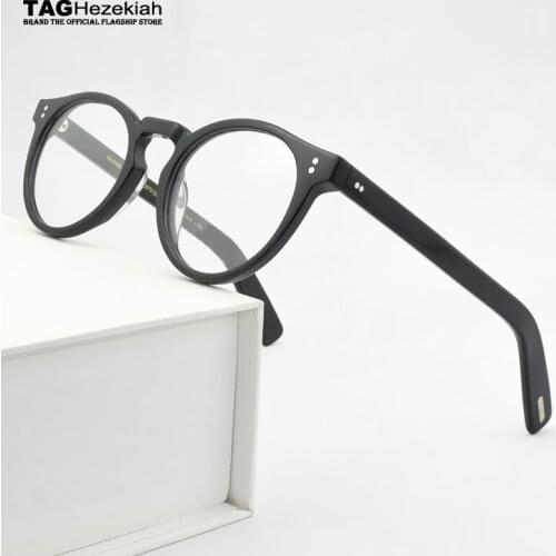 Brand Round eyeglasses women 2021 optical glasses frame men vintage Retro myopia prescription Fashion spectacle frames OV5450SU