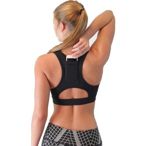 Womans Pro Padded Compression Sports Bra Sportswear Spaghetti Strap Fast Dry Elastic Running Sport Bra Top