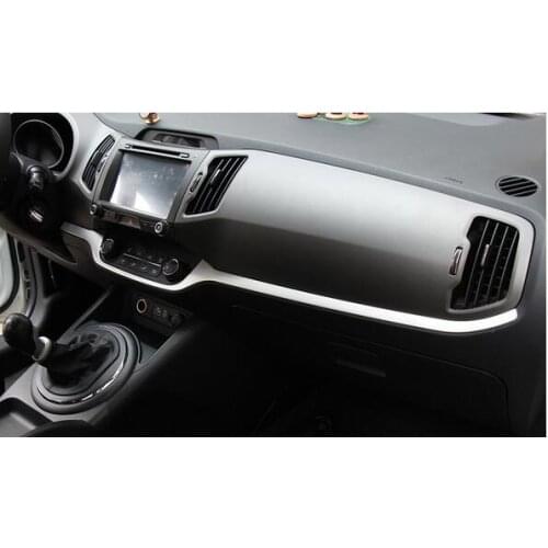 Article 2013 Kia Sportage 3 central decoration Former central control of stainless steel decoration sequins for modification Con