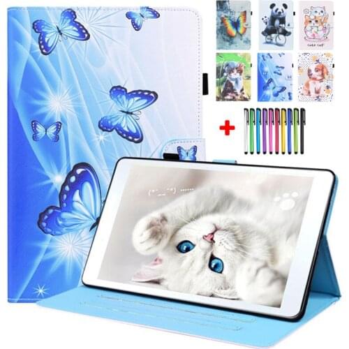 Cover For Huawei Matepad T10 9.7" Flip Stand Shell Protect Your Tablet Case For Huawei Matepad T10S 10.1" Cartoon Fashion Funda
