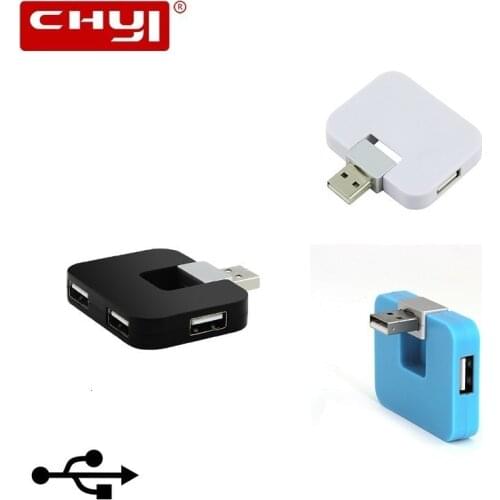 CHYI USB Hub Micro 4 Multi Port Hub With Wireless USB 2.0 Hab Splitter Mini Portable Adapter Computer Accessories For Laptop PC