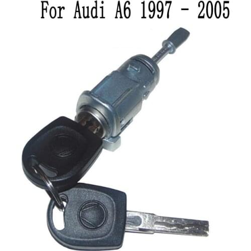 For Audi A6 1997 - 2005 Car Door Lock And Key Barrel Complete Set 2/3 - 4/5 Doors Front Left 1U0837167