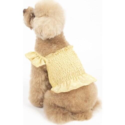 Short Style Dog Dress Summer Cat Puppy Skirt Chiffon Dog Clothes Small Dog Clothing Yorkie Yorkshire Poodle Pomeranian Costume