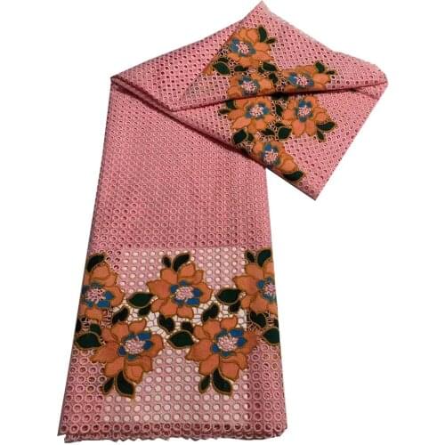 SJ Lace African Lace Fabric 2021 High Quality Lace Stones Lace Nigerian Lace Fabrics For Wedding Guipure Cord Lace Fabric d4-99