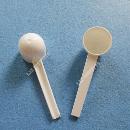 10ML HDPE Spoon 5 gram Plastic Scoop 5g Measuring Spoons for medical milk powder Liquid - white 200pcs/lot free shipping