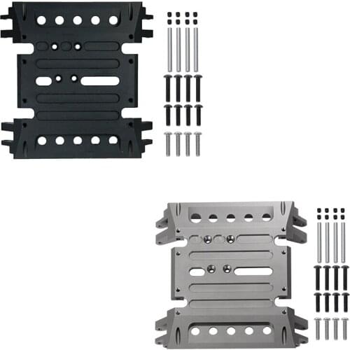 Center Gear Box Mount Base CNC Aluminum Skid Plate for Axial Wraith RC Rock Crawler