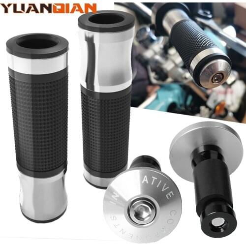 MotorcycleHandle Bar grips End Weight Handlebar Grips Cap Anti Vibration Silder Plug For Yamaha Kawasaki honda Suzuki Dirt Bike