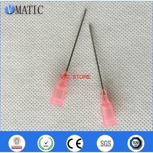 High Quality 100Pcs 1.5'' 20G TE Premier Dispensing Tips Dispense Syringe Needles 1-1/2 Inch