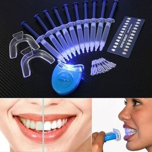 Hot Teeth Whitening Peroxide Dental Bleaching System Oral Gel Kit Tooth Whitener Dental Equipment with Cold Light Lamp