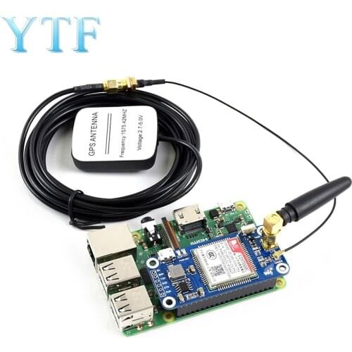Raspberry Pi SIM7000C NB-IoT/eMTC/EDGE/GPRS/GNSS Expansion Board 4G Communication