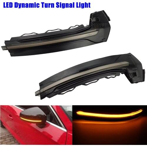 For Audi A3 8V S3 RS3 2013 2014 2015 2016 2017 2018 LED Dynamic Turn Signal Light Flasher Flowing Water Blinker Flashing Light