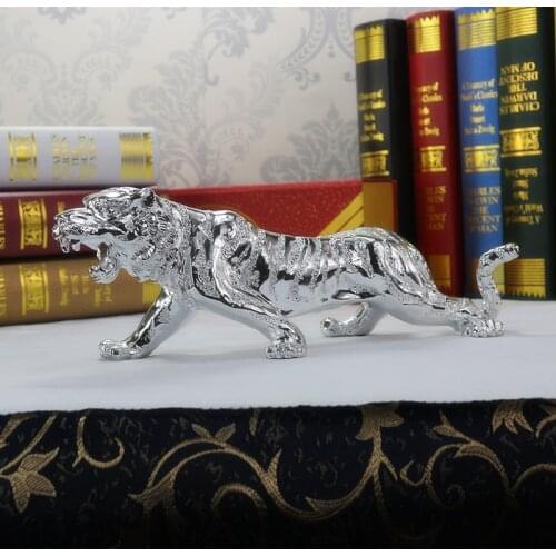 Resin Tiger Chinese Zodiac Tiger Home Decorations Natural Resin Making Birthday Gifts and Christmas Gifts Wedding decoration