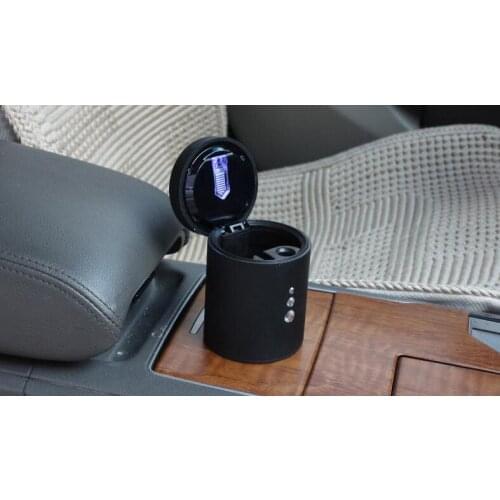 Universal Size Car Styling Brand New Car Ashtray Garbage Coin Storage Cup Container LED Light Cigar Ash Tray Auto Accessories