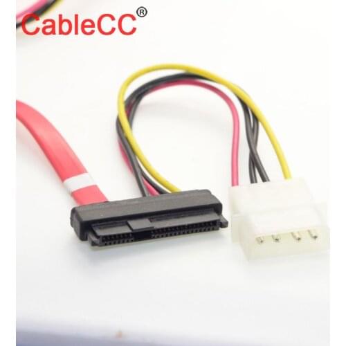 Zihan SF-002-1M LSI 3Ware Molex Mini SAS SFF 8087 to SFF 8482 and Power x4 SAS Cable 3.28ft