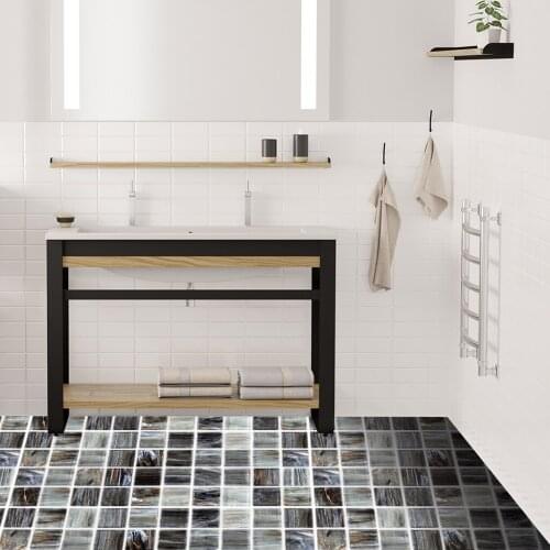 10 Pcs Water-proof Thickened Mosaic Wall Stickers Tile Decal DIY 20 x 20cm