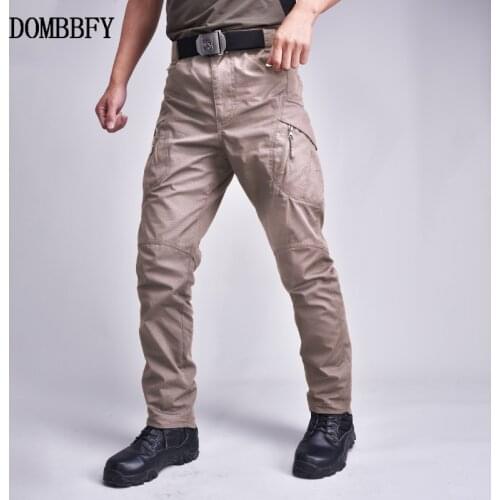 IX9 Military Tactical Pants Men SWAT Combat Army Breathable Pants Casual Men Hiking Pants Outdoor Camping Cargo Waterproof Pants