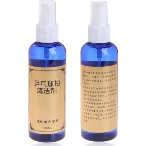 100ml Cleaning Agent Cleaner For Table Tennis Pingpong Rubber Racket Bats