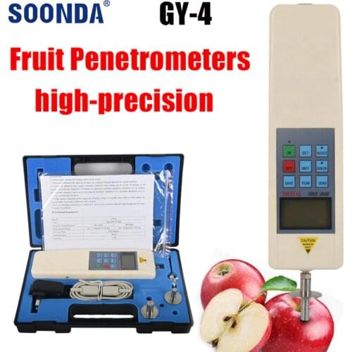 Digital fruit penetrometers Fruit Sclerometer Hardness Tester Apple watermelon pear orange Durometro Measurement Tools GY-4