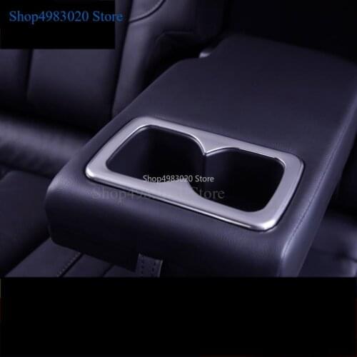 For Nissan Terra 2018 2019 car inner trim lamp Center Console middle rear back tail Cup gear armrest box frame accessories