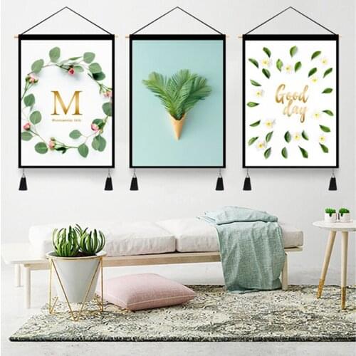 Tapestry Background Cloth INS Wind Hanging Cloth Wall Cloth Nordic Living Room Hanging Canvas Interior Decoration