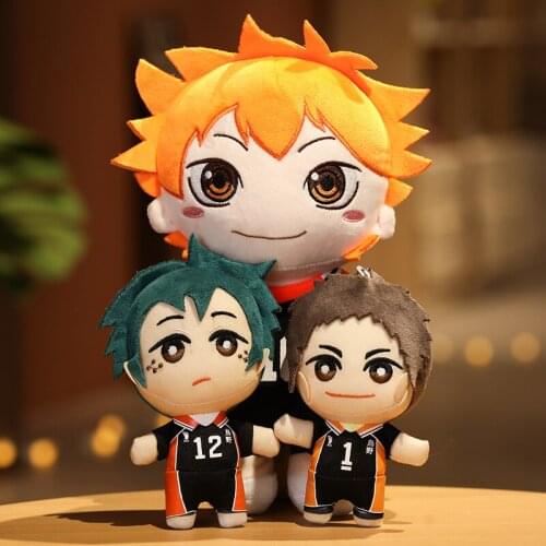 Haikyuu Plush Doll Anime Volleyball Soft Stuffed Doll Haikyuu!! Hinata Shoyo Tobio Kageyama Plush Pillow Kids Toy Fans Gifts