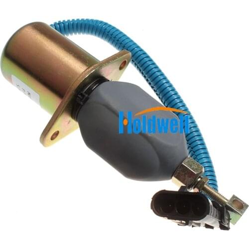 Holdwell Stop Solenoid 1751ES-12A6UC3B1S5 for Loader SL4625 4625SX 4625DX W/Kubota V2203