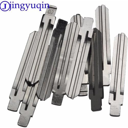 Jingyuqin High Quality KD Key Blade 02# TOY43RHF Metal Blank Remote KEYDIY Flip Folding Blade For Toyota Camry Corolla