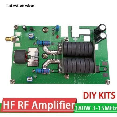 180W 3-15MHz HF Linear High Frequency RF Power Amplifier Amateur FM Radio Station diy KITS for SSB CW Transceiver Intercom Ham