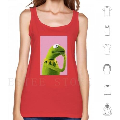 Pondering Tank Tops Vest The Frog Jim Hansen Rainbow Connection
