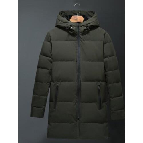 Hot 2020 Mens New 3 Colors Warm Outwear Winter Slim Fashion Korean Windproof Hood Men Thickening Jacket male Parkas