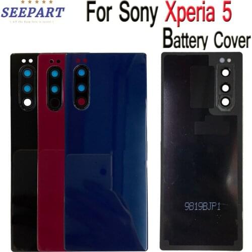 NEW Cover For Sony Xperia 5 Battery Cover J9210 Rear Door Housing Back Case Replaced Phone For SONY X5 Battery Cover