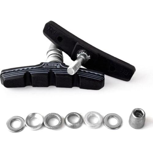 Rubber Non-sound Wear-resistant Road Folding Bicycle Brake Pads Mountain Bike V Brake Pads Integrated Brake Pad V Brake