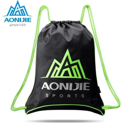 AONIJIE H935 H936 Unisex Drawstring Gym Sack Sackpack Backpack Cinch Bag For Outdoor Sports Fitness Workout