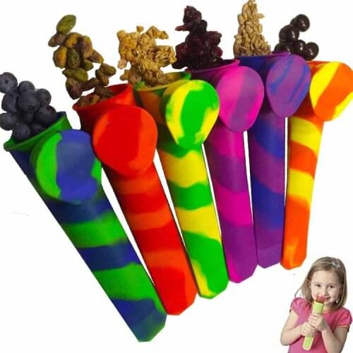 Silicone ice cream tubs with lid mold DIY Popsicle & fruit ice cream 4pc/set