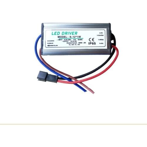 LED driving power 8-12 * 1W floodlight waterproof power outdoor lamp driving 8W 10W 12W