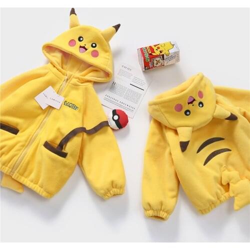 Tonytaobaby Winter Clothing New Boys and Girls Baby New Cartoon Velvet Coat Kids Jacket