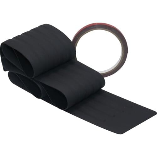 1 Pcs PVC 4D Car Rear Bumper Trunk Scuff Protective Anti-Scratch Sill Cover Trim Guard Edge Decal Sticker Strip