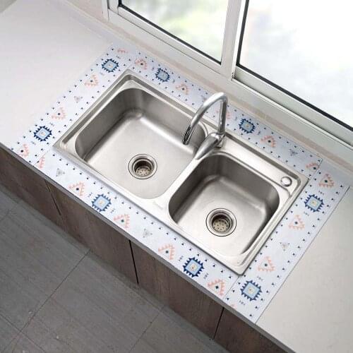 2Pc Kitchen Waterproof Sink Sticker Bathroom Wash Basin Sealing Tape Sink Corner Line Sticker Adhesive Sealing Strip Home Gadget