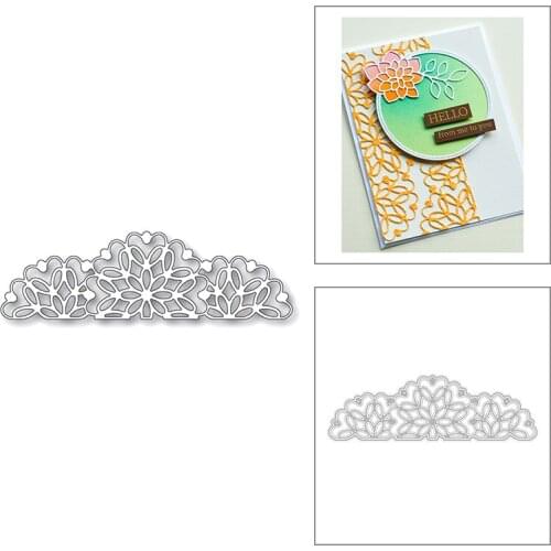 2020 New Banners Lace Embossing Metal Cutting Dies For DIY Cut Paper Craft Making Background Card Scrapbooking No Stamps Sets