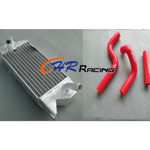 Aluminum radiator and hose KAWASAKI KX80 KX85 KX100 1998-2009 2003 2004 2005