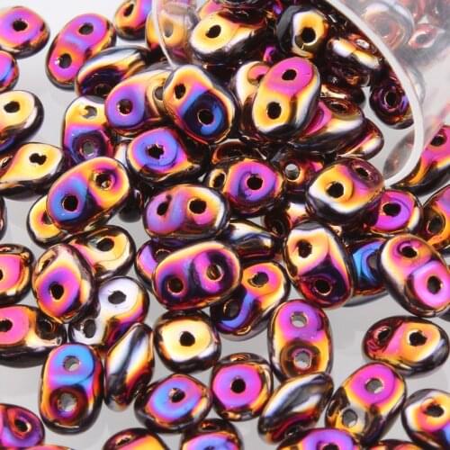 Taidian Perles SuperDuobeads 5*2mm Glass Seedbeads Perline Two Hole Crystal Beads Beadcrochet Diy Jewelry Boncuk 3g Or 5 Grams