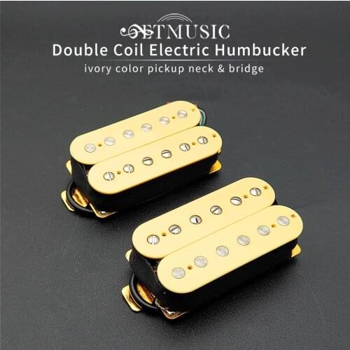Electric Guitar Double Coil Humbucker Electric Guitar Pickup Bridge Or Neck Pickup For Choose Ivory