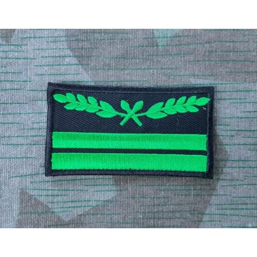 WWII WW2 German Elite Obersturmfuhrer (1st Lt) Camo Rank Sleeve Insignia