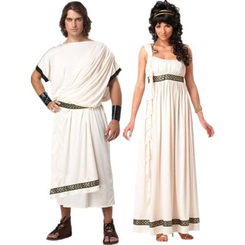 Halloween Adult Greek Mythology Couple Costume Medieval Arabic Roman Prince Princess Cosplay Carnival Party Fancy Dress