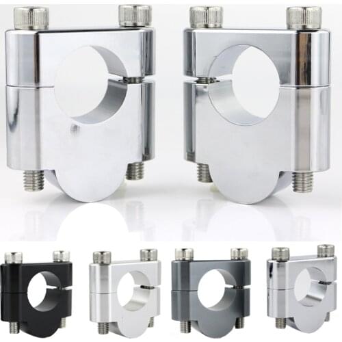 Motorcycle 22mm 7/8" Fat Bar Handlebar Mounting Riser With Clamps Fit For Honda CRF150 CRF230L CRF250L XR250R XR600R XR650L